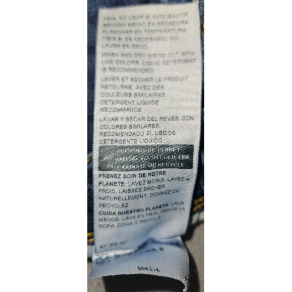 Denizen from Levis Boys Jeans Size 8 Regular Blue Denim Elastic Drawstring Waist